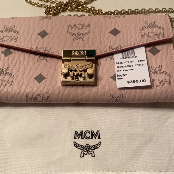 MCM Powder Pink Crossbody